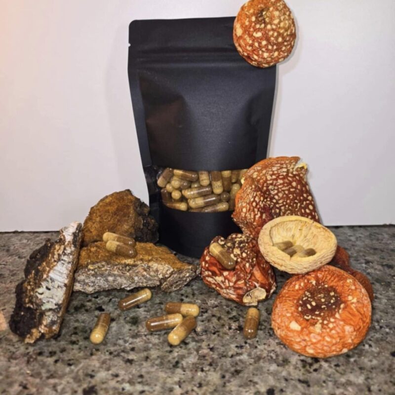 Kapsulki Soplówka Jeżowata+Czaga 200sz. 0.5g.